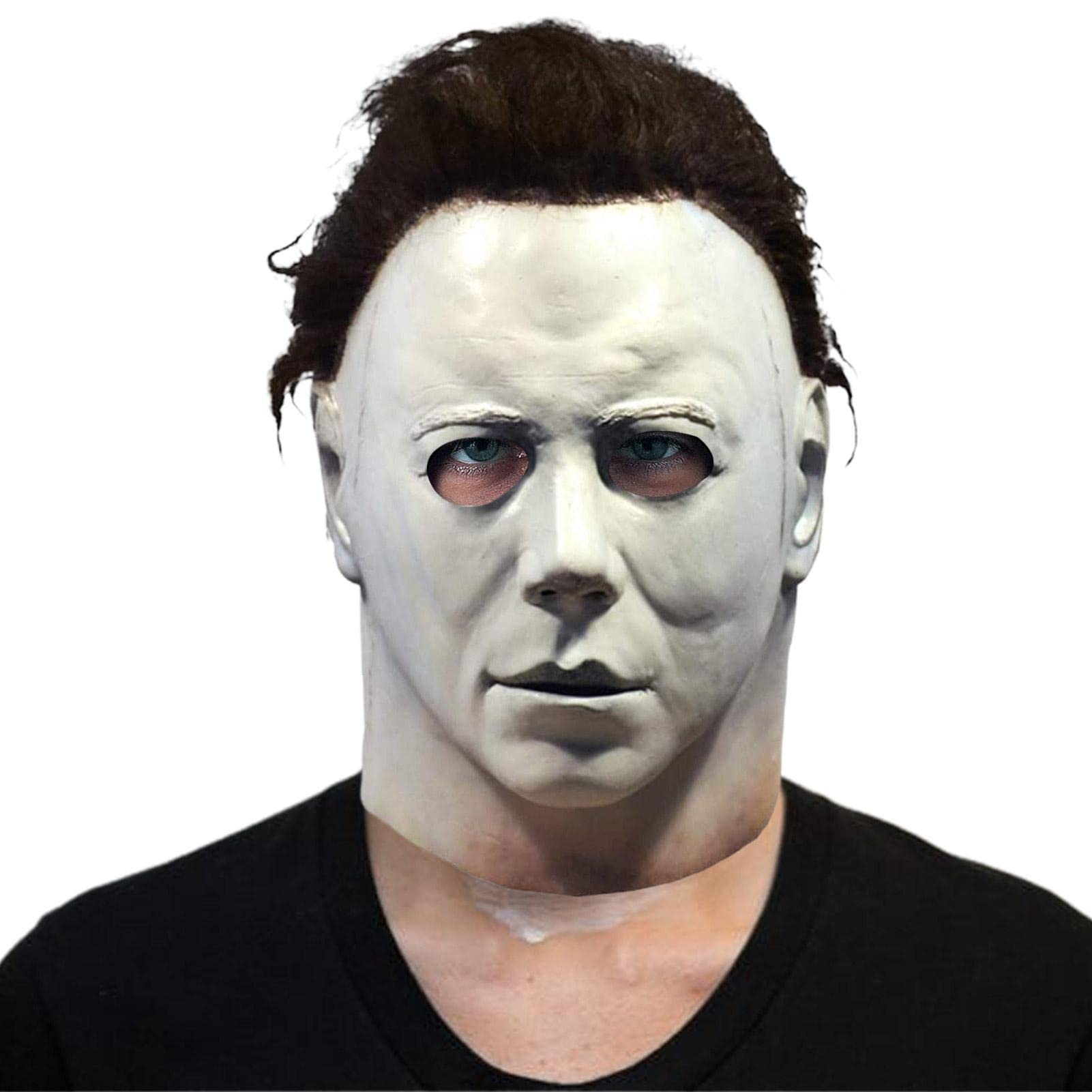 マイケルマイヤーズ　マスク Amazon.com: Michael Myers Mask, Official Halloween Michael Myers